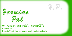 hermias pal business card